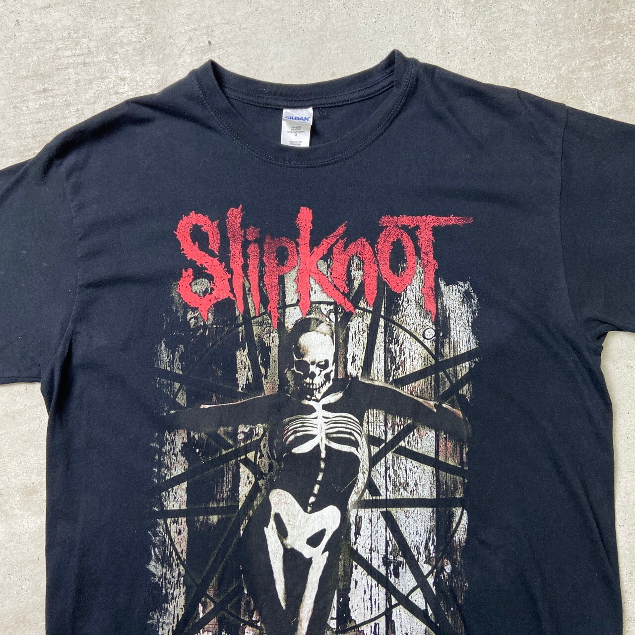 00年代 SLIPKNOT スリップノット バンドTシャツ バンT メンズM-L相当 