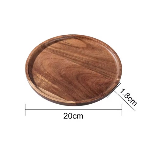 【オーダー品】アカシアウッドサークルﾌﾟﾚｰﾄM  AE356390