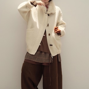 ボアカラーループボタンニット ・9103 ボアカラーループボタンニット ・9103