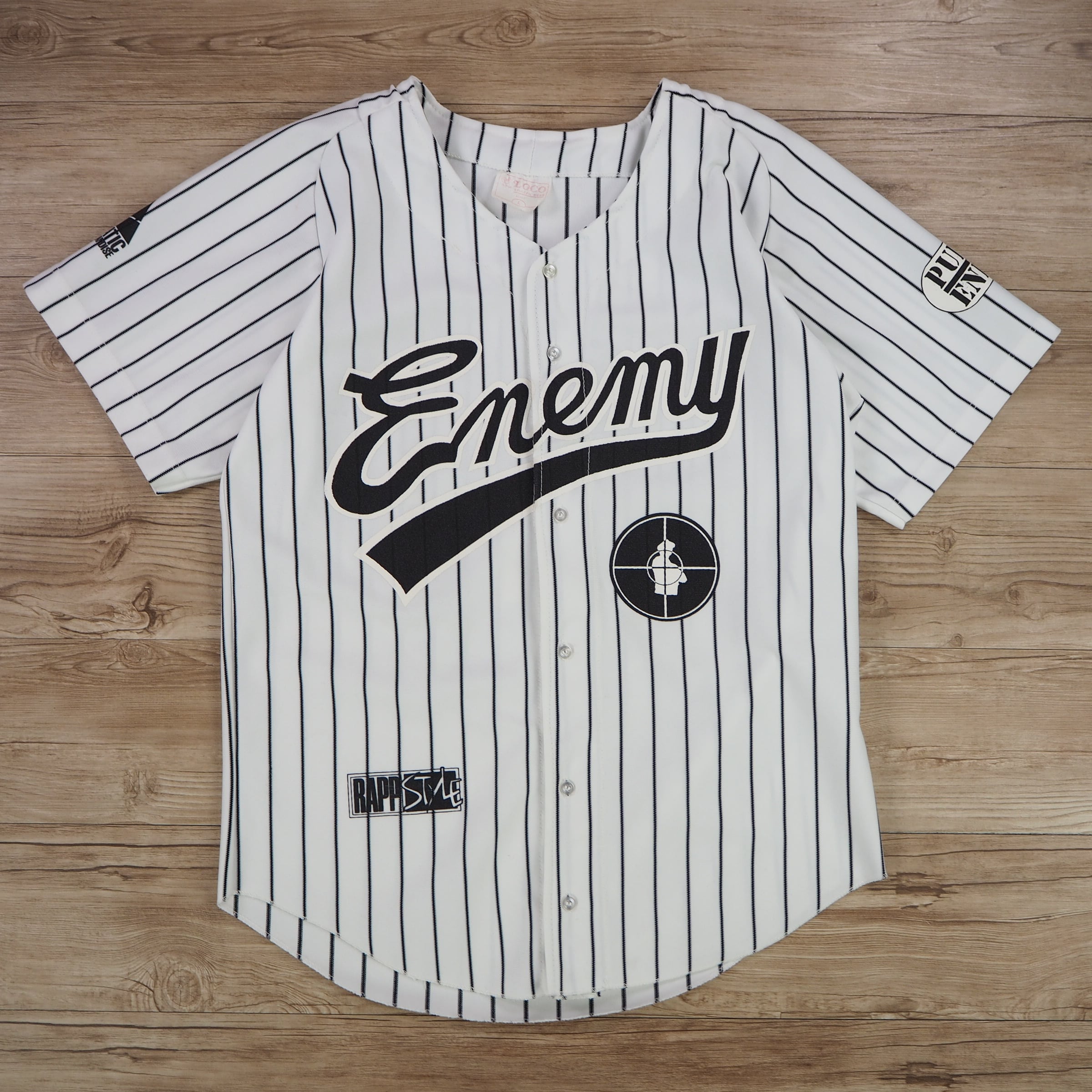 90s PUBLIC ENEMY baseball shirt | ONES HOME
