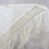 フラメンコ 衣装 シージョ ピキージョ ホワイト系 レッド系 ブルー系 白 赤 刺繍 フレコ トライアングル 三角形 ダンス パーティ 発表会 小物 踊り 舞台 飾り フリンジ カラフル ステージ衣装 コスチューム