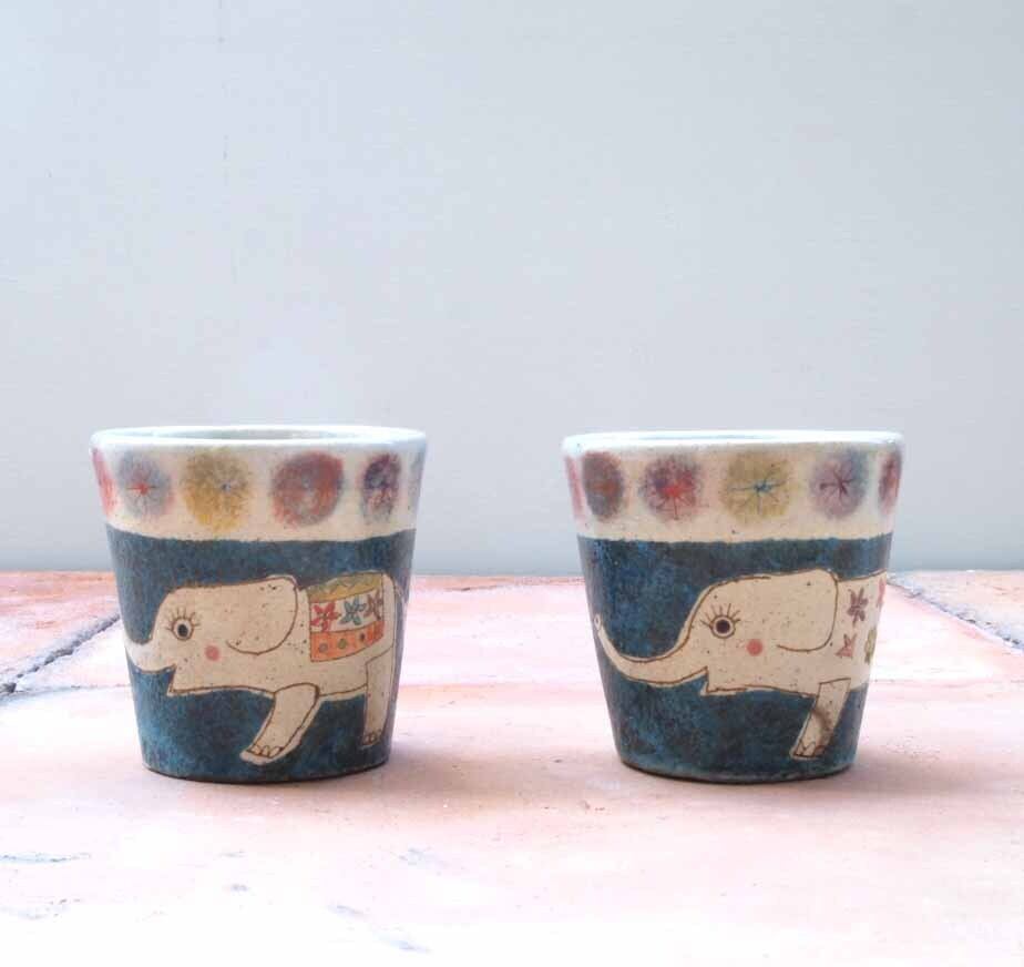 7 矢合直彦（陶） ポンポンコップ（小） | Galeria Mamica shop