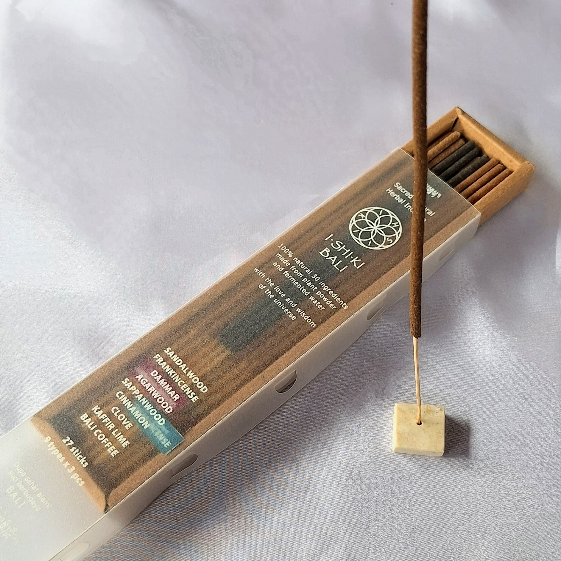 9種の香りが試せる】お香アソートセット 27本入＋お香立て付 | 完全