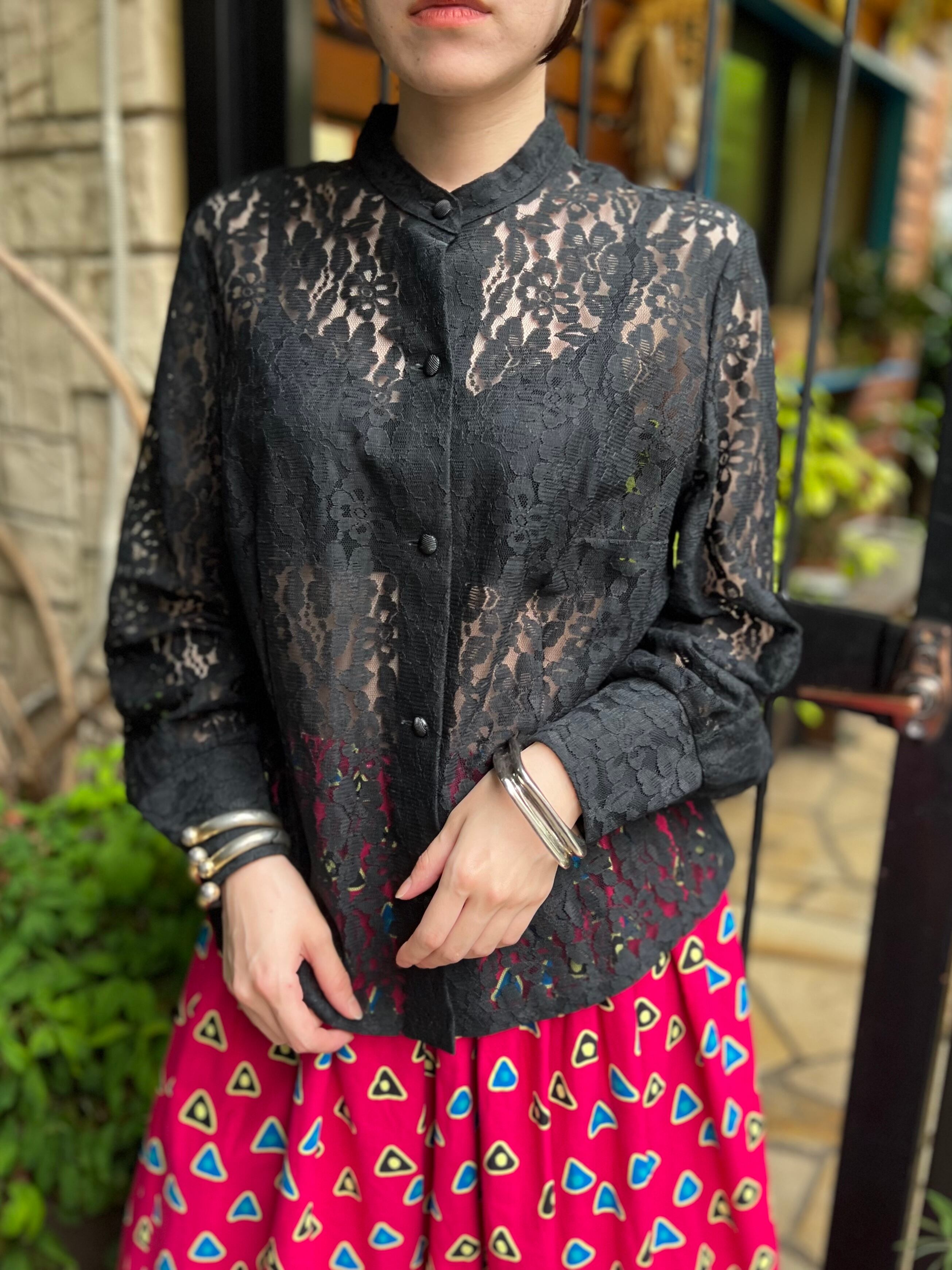 Riyad vintage ブラウン レース ドロワーズ パンツ 早割販売中