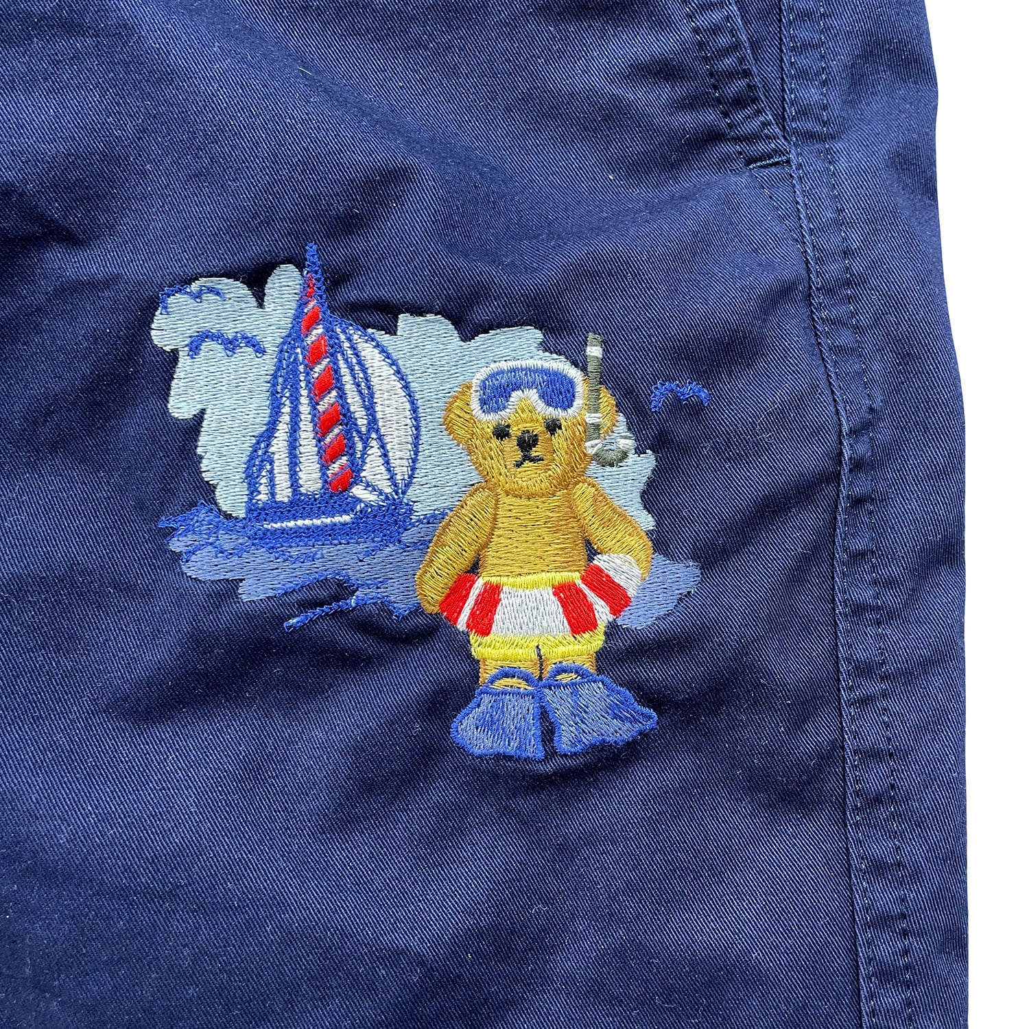 USA 古着 RALPH LAUREN ラルフローレン ポロベア コットン ショート