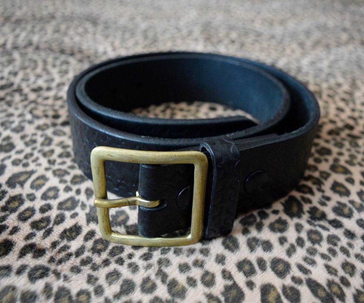 値下げしました。バーンズ　ギャリソンベルト　34インチ Amazon | ベルト メンズ 本革 サドルレザー 厚い 極厚 45mm KC,s