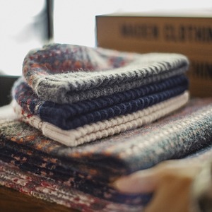 【Set Items】 Fair Isle Scarf & Beanie / フェア アイル マフラー & ニット帽 セット