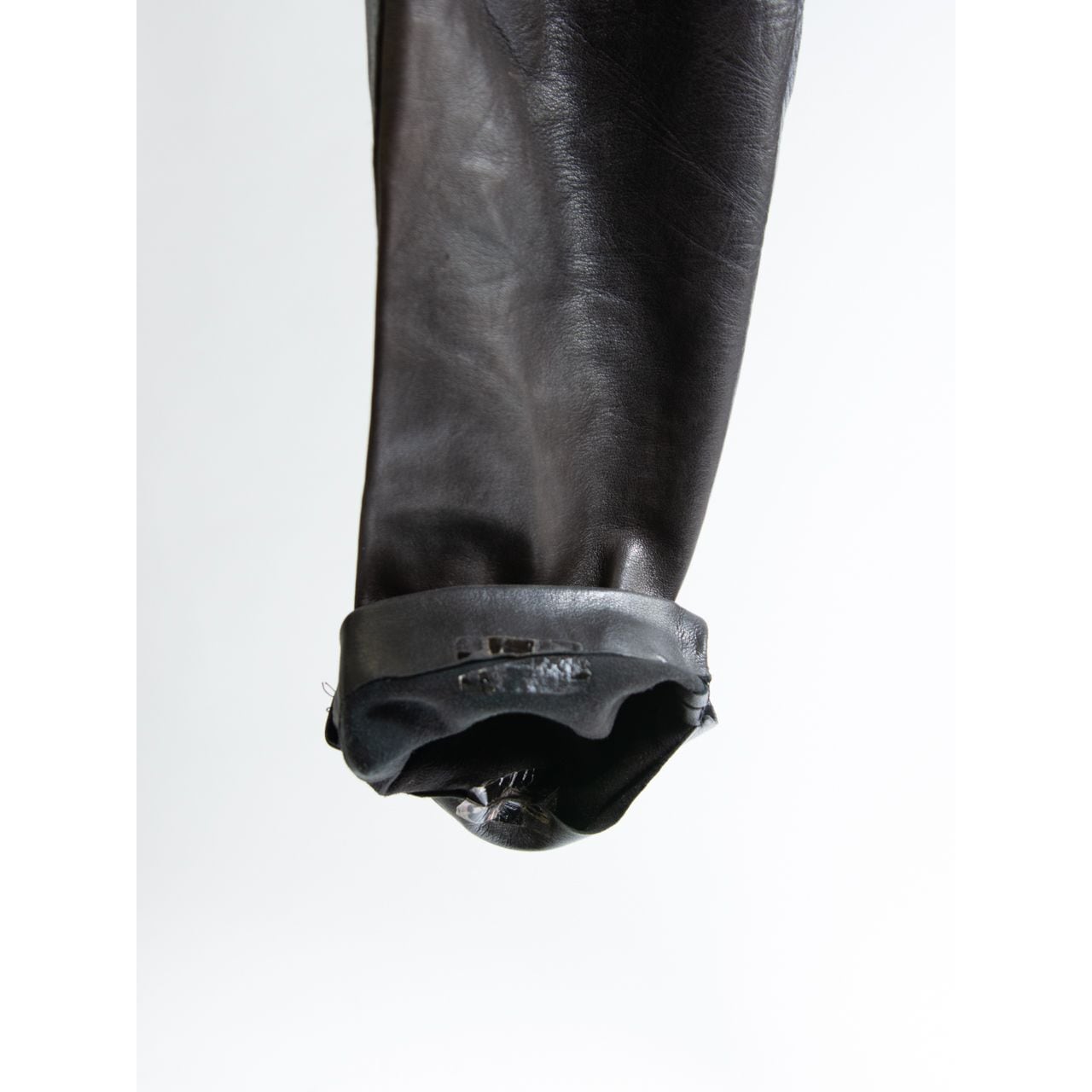 【PELLESSIMO】Made in France Leather Tapered Pants（フランス製 テーパード レザーパンツ）