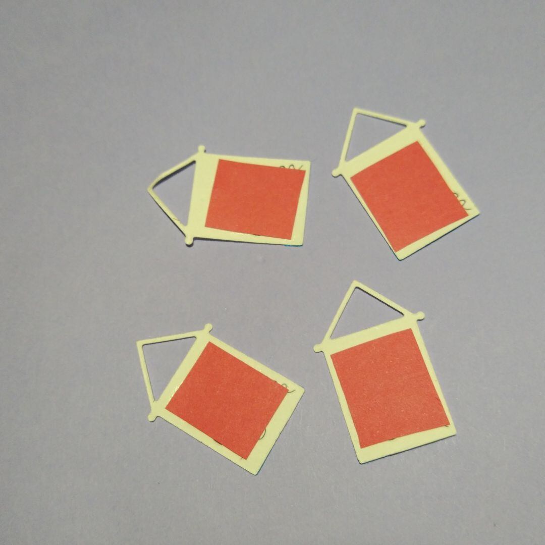 ダイカット 氷の暖簾(のれん) 10枚 アルバム コラージュ おすそ分け