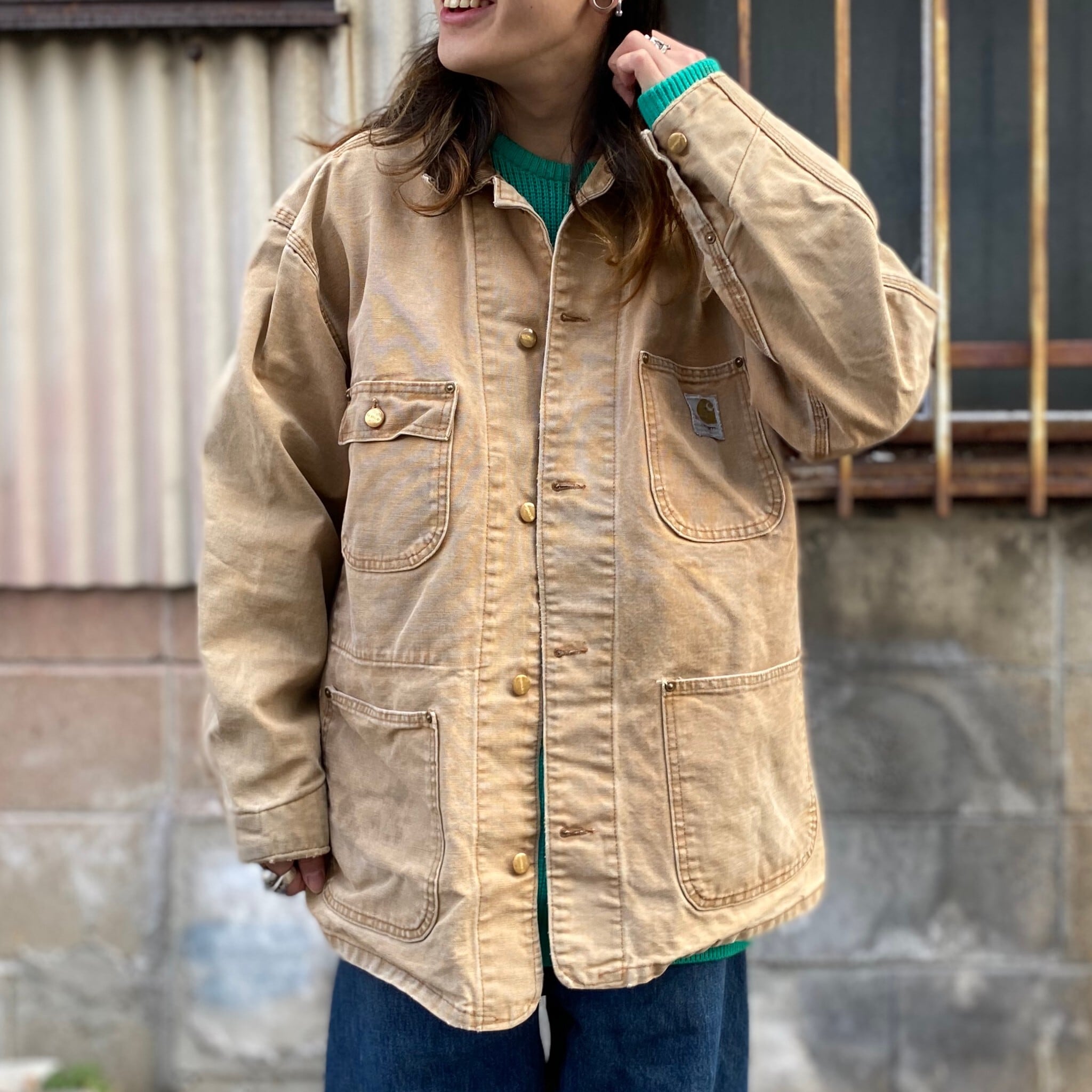 Carhartt カーハート ミシガンチョアコート シャツ ダック長袖シャツ