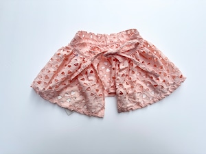 【26SS】&PAL(アンドパル)レースエプロン ベビーピンク(free size)