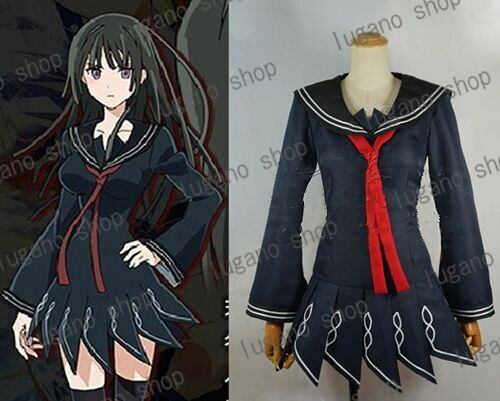 K4002b ブラック・ブレット Black Bullet ☆里見蓮太郎 制服 風