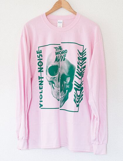 【THE WORD ALIVE】Violent Noise Long Sleeve (Pink)