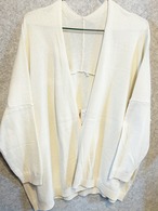 綿ニットカーディガン