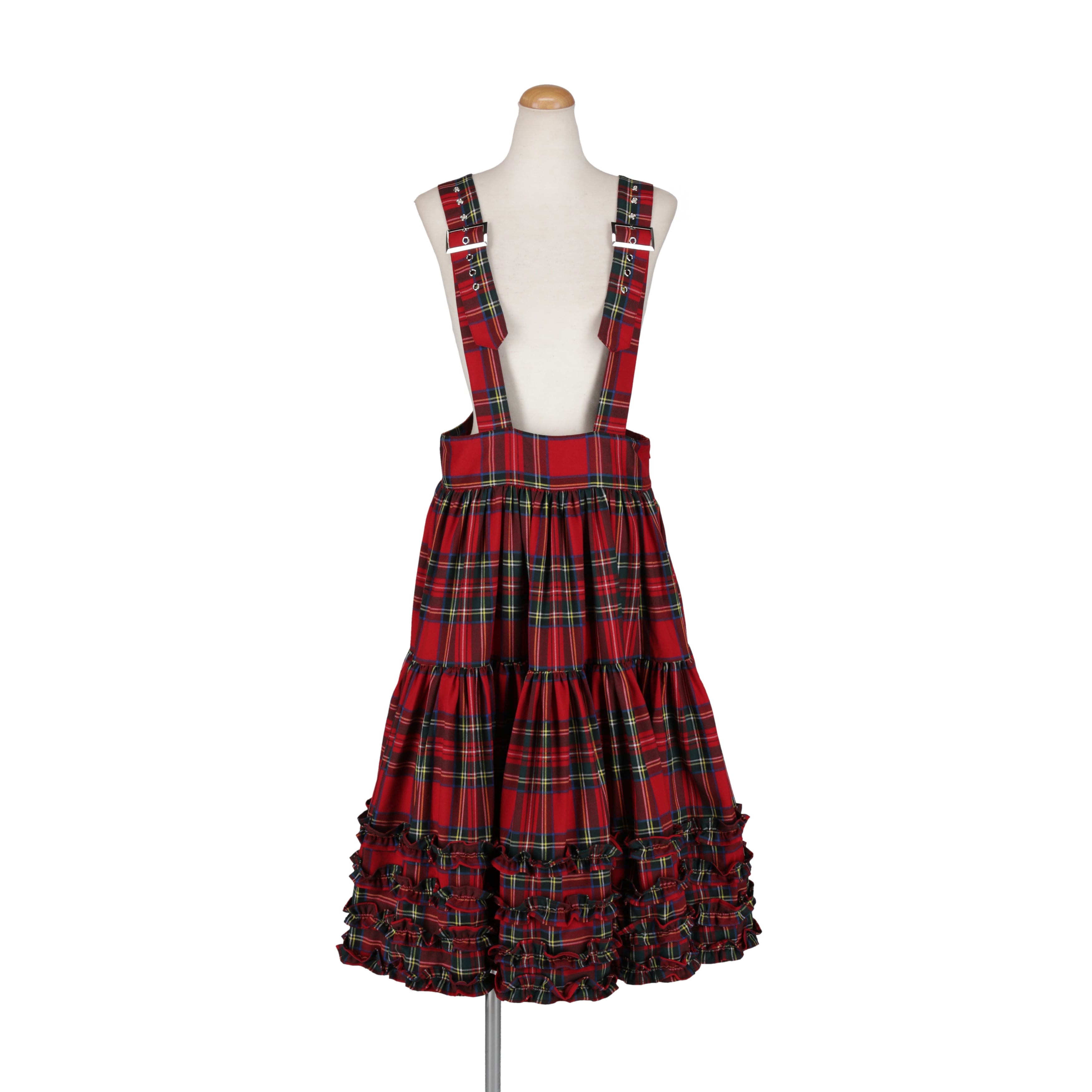 吊りリボンスカート RED 002