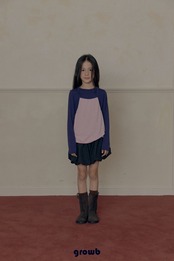 韓国子供服 / growb / ハイネック ノースリーブ / 秋服 *XS~JM*