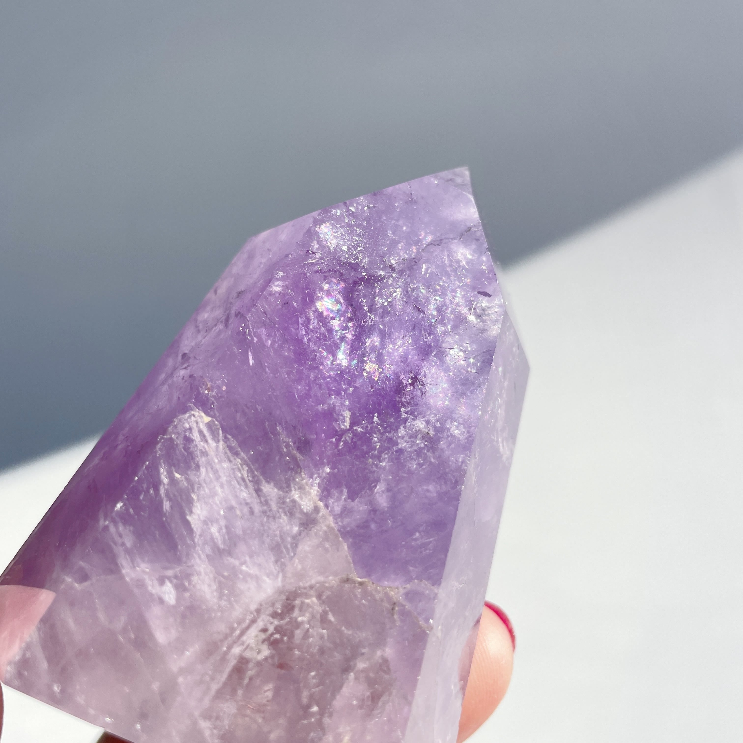 ♡虹入り♡ブラジル産 アメジストタワー22◇ Amethyst tower ◇天然石