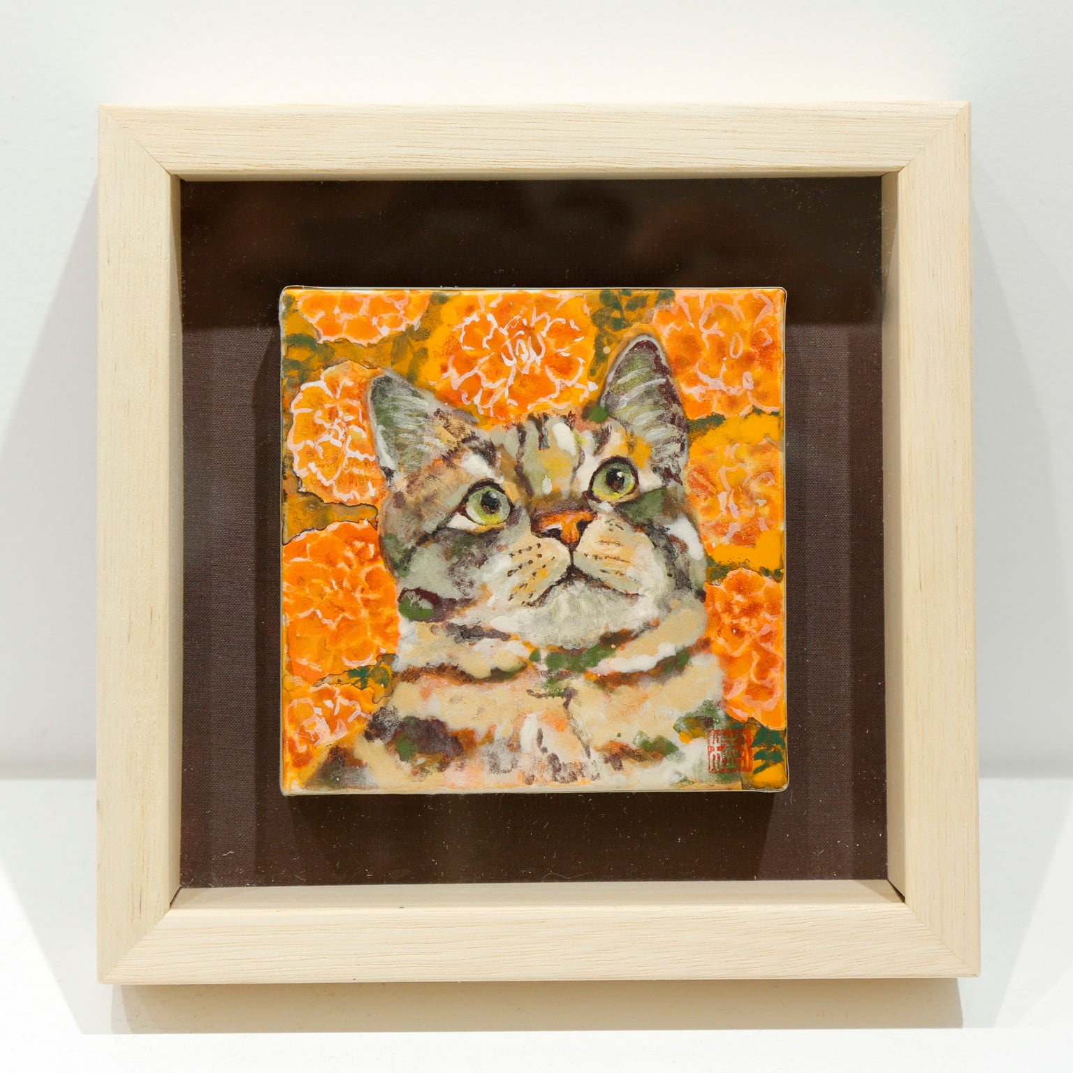 油絵 ミニ絵画【マリーゴールド】 マリーゴールド / JURI HASHIMOTO