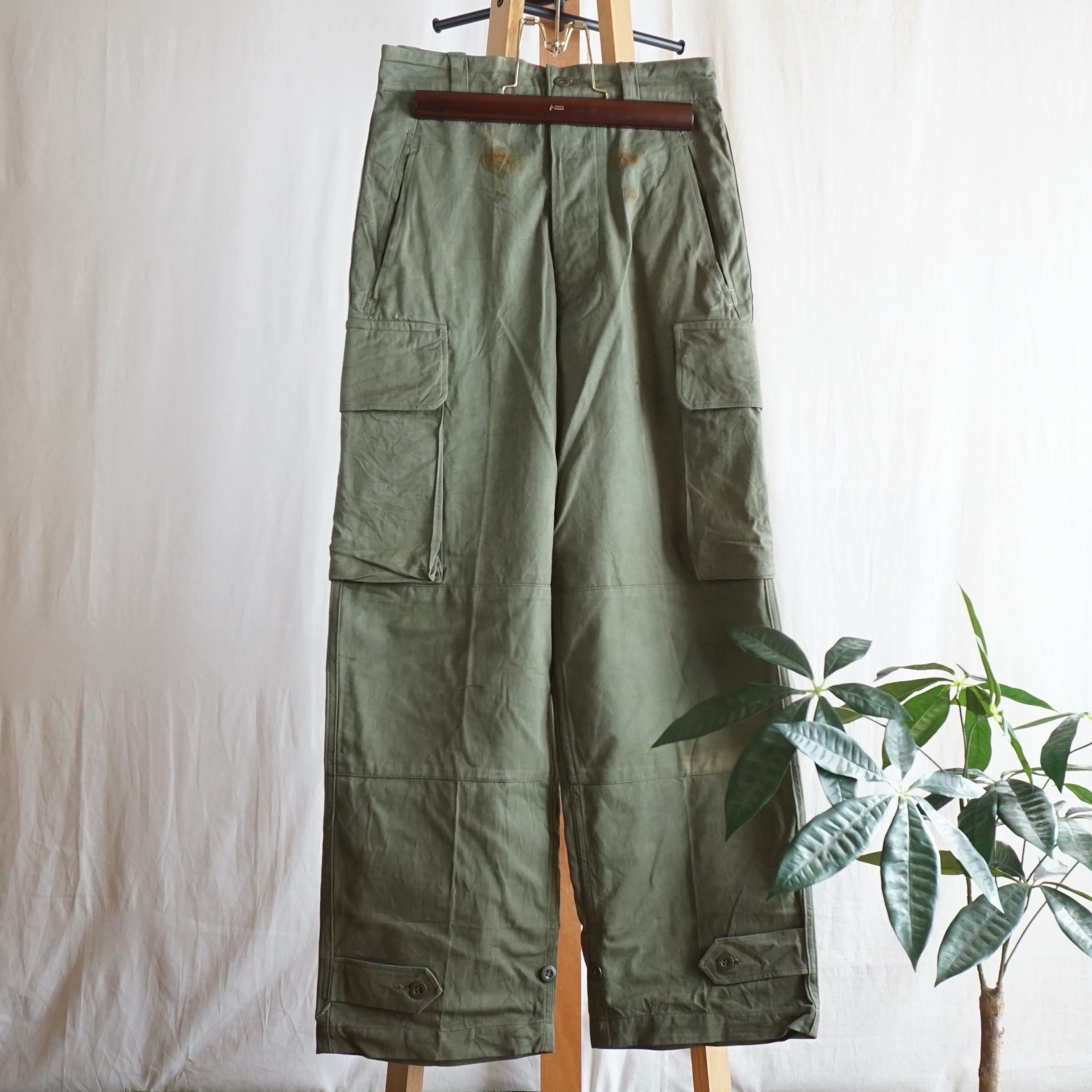 フランス軍 M47後期型 HBTカーゴパンツ 60's France [C2491] | 古着屋