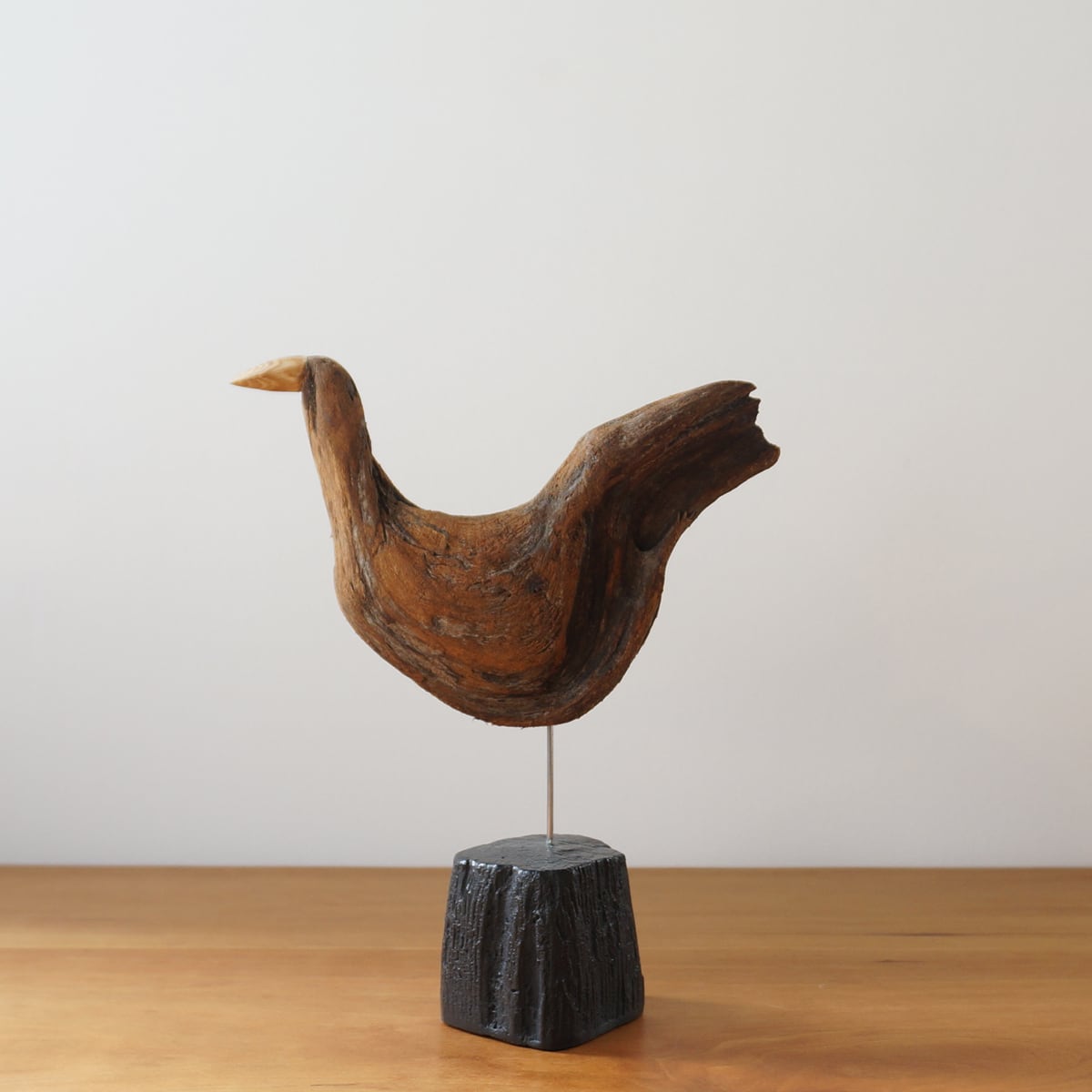 流木の鳥 B / 針原修 × 南部鉄器 | Houm Base
