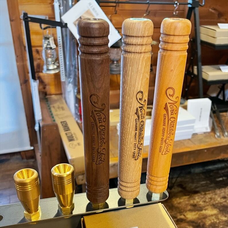 野良道具製作所　野良ブラスター　コンパクトver 野良道具制作所 野良ブラスター用ウッドグリップ「桜」※本体別売