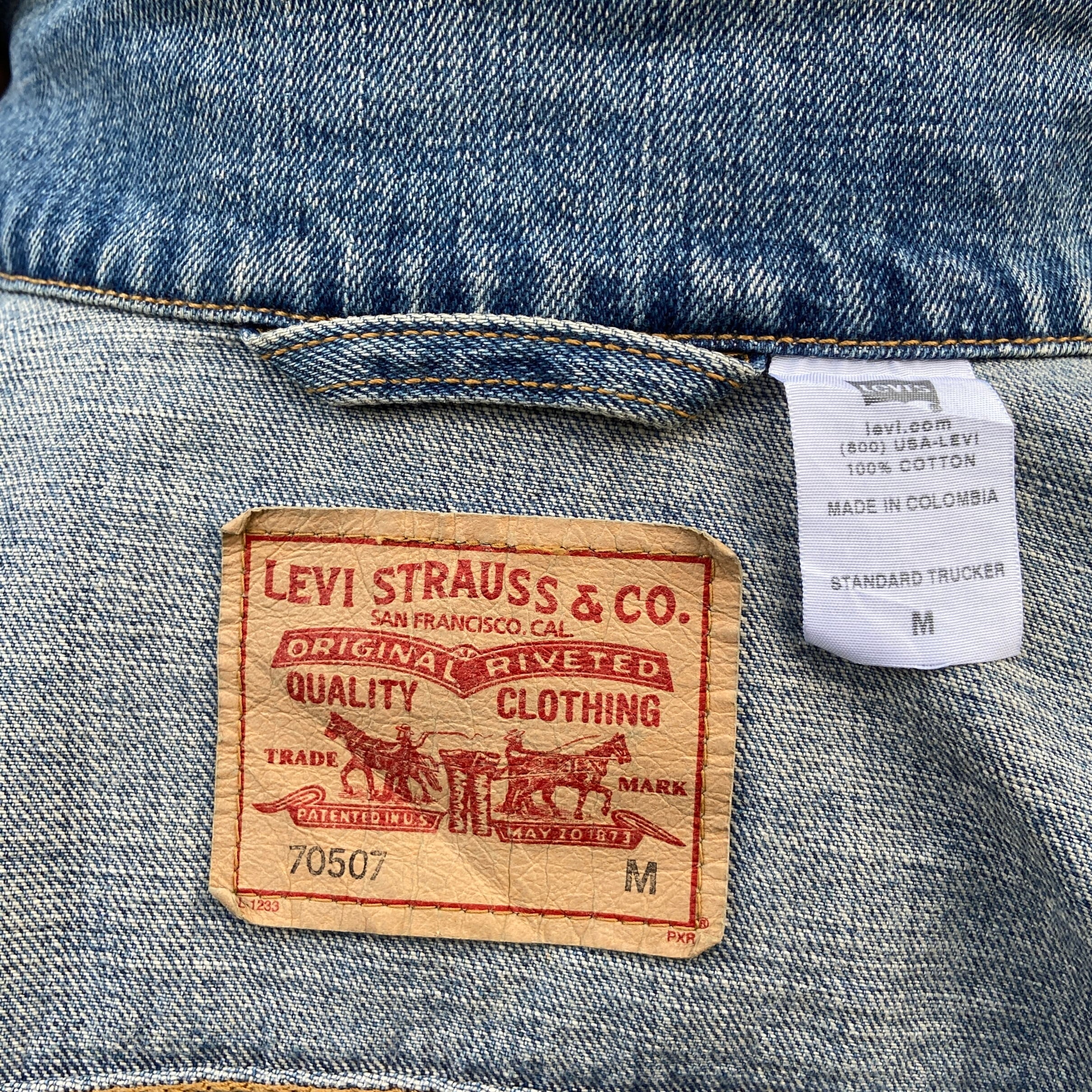 00年代 ビンテージ Levi's リーバイス 70507 デニムジャケット メンズM