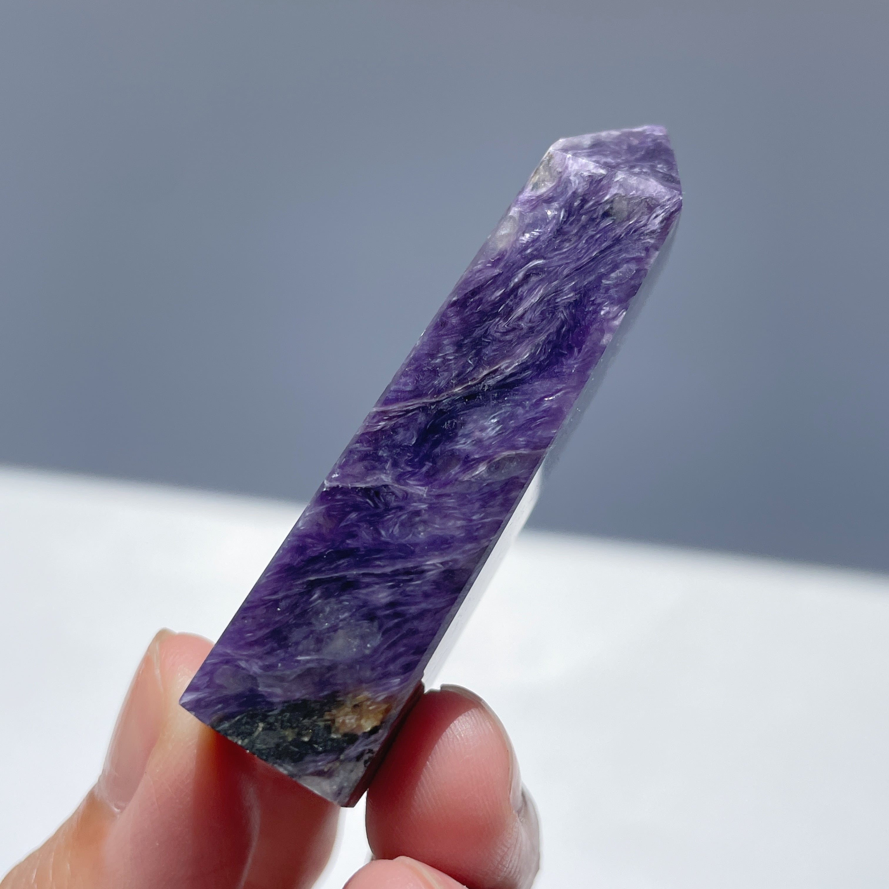 チャロアイト タワー21◇ Charoite ◇天然石・鉱物・パワーストーン