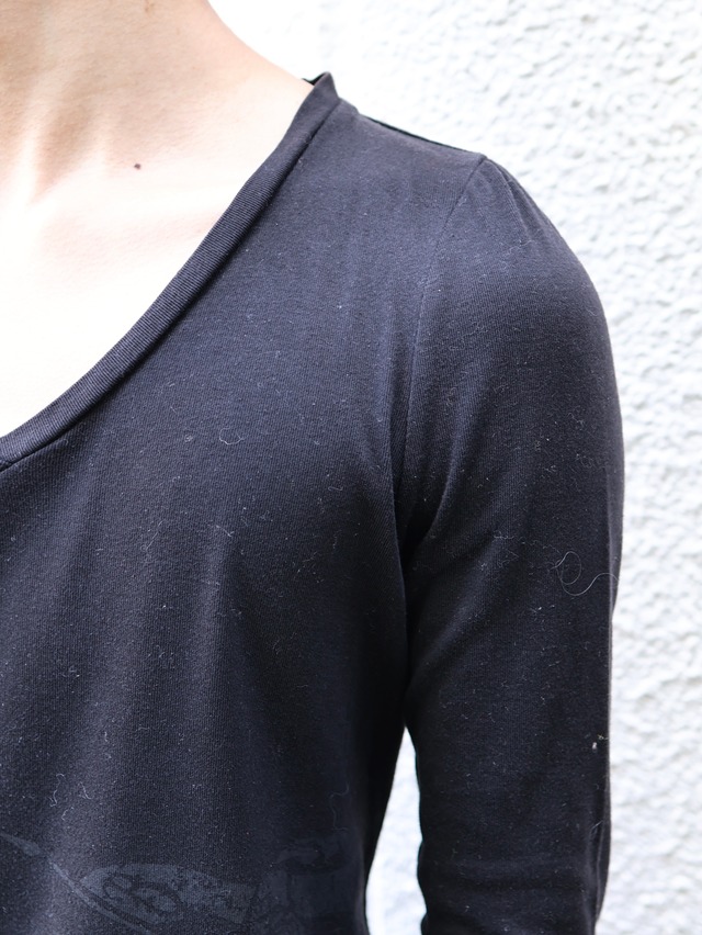 【BURBERRY】logo print long sleeve top