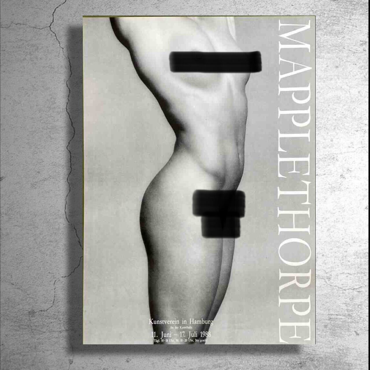 【デッドストック】写真家『ロバート・メイプルソープ』ドイツ現代美術館制作ポスター