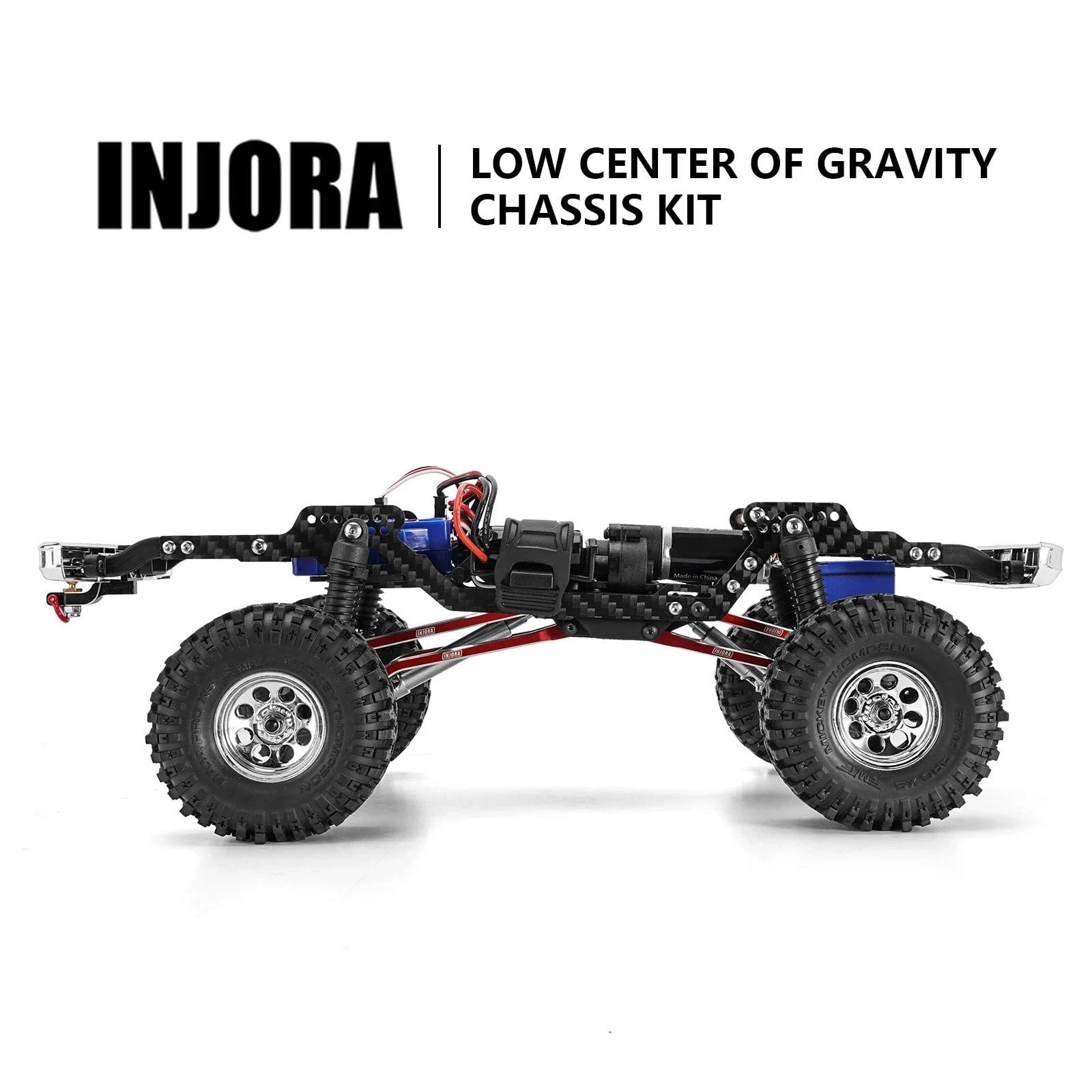 INJORA LCG カーボンファイバー シャーシ キット フレーム ガーダー 1