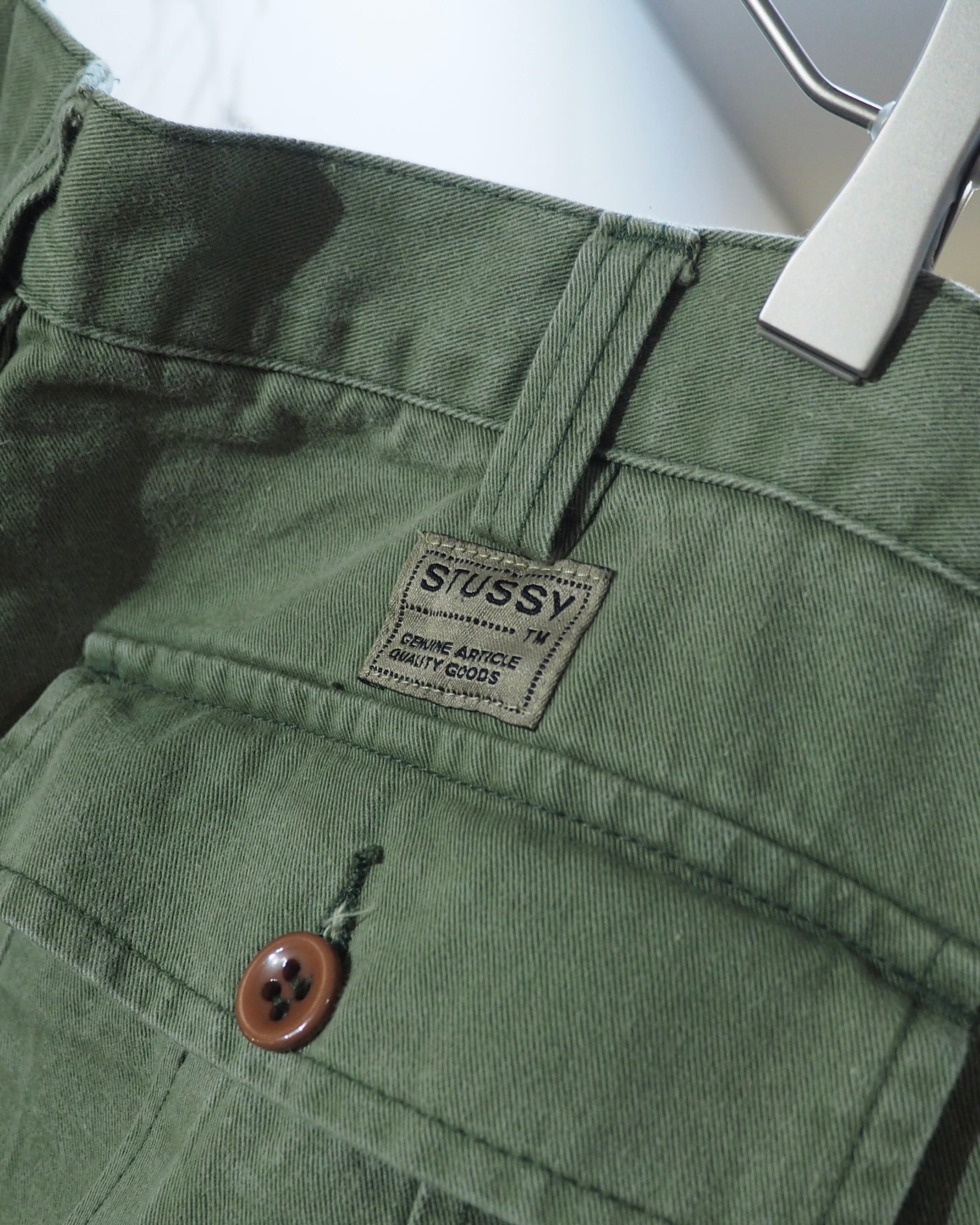1990s" Old Stussy " vintage Wide Cargo shorts Pants