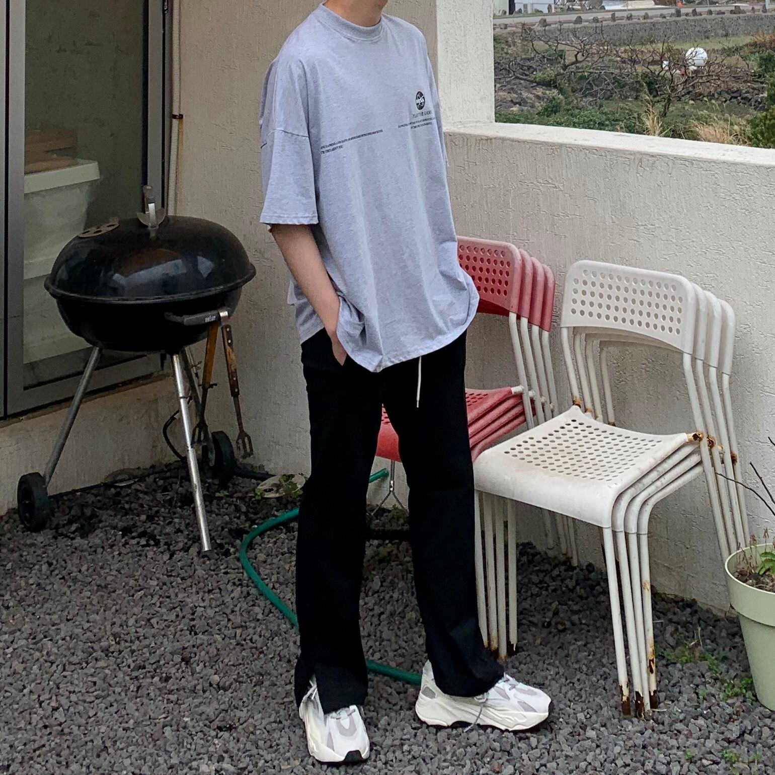 全2色 Tシャツ カットソー プリント カジュアル おしゃれ