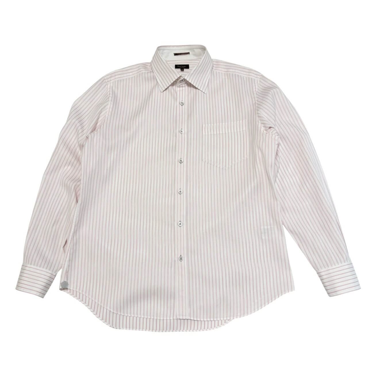 古着 ポールスミス コレクション 長袖シャツ クリーニング済み ピンク Paul Smith COLLECTION メンズ XLサイズ