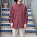 USA VINTAGE HENRY GRETHEL STUDIO STRIPE PATTERNED RAMY COTTON OVER SHIRT/アメリカ古着ストライプ柄ラミーコットンオーバーシャツ