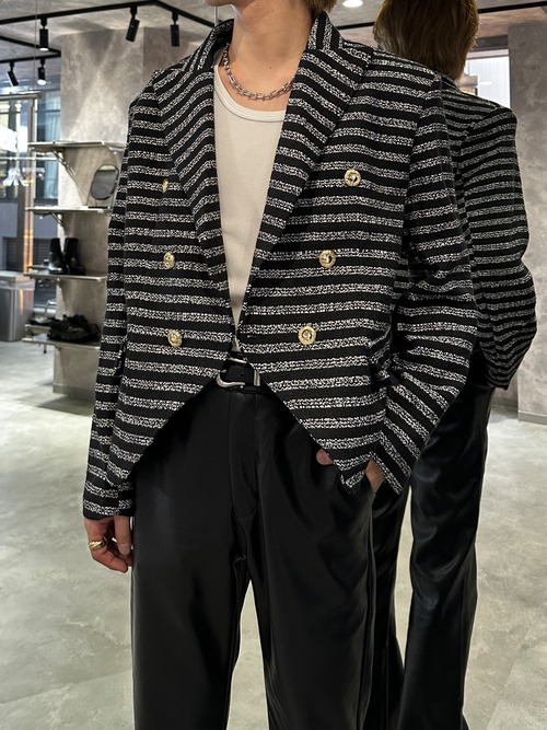 【ALUDE SELECT】border short jacket