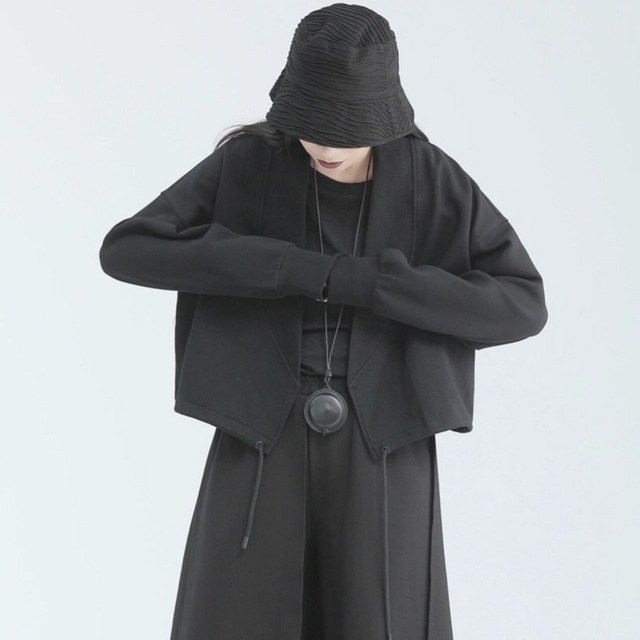 Drawstring short jacket【2color】 C0770