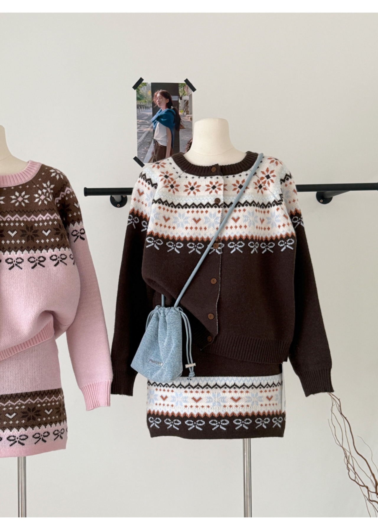 ノルディックガーリーニットセットアップ LK1812