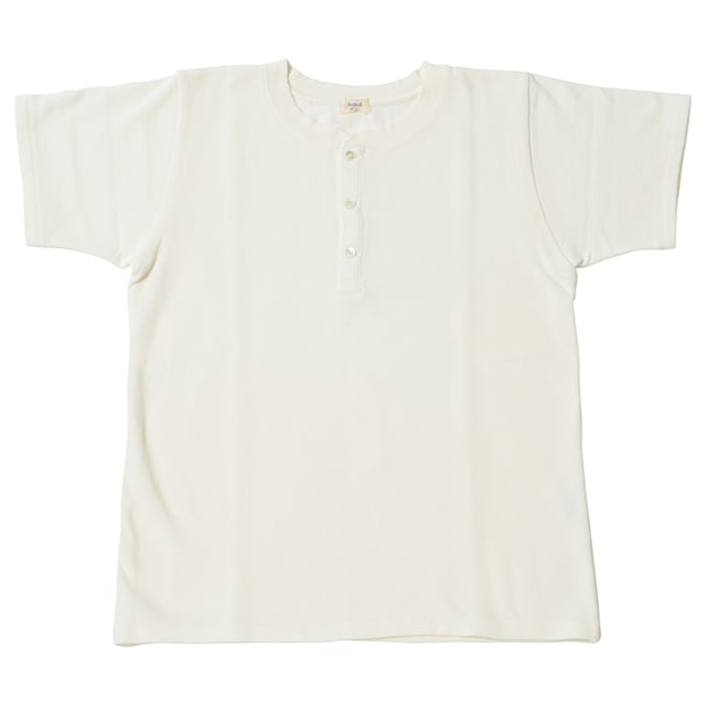 AURALEE 鹿の子ヘンリーネックTシャツ Men's 鹿の子ﾍﾝﾘｰﾈｯｸｼｬﾂ T004 | Switzul(スイッツル)和田メリヤス