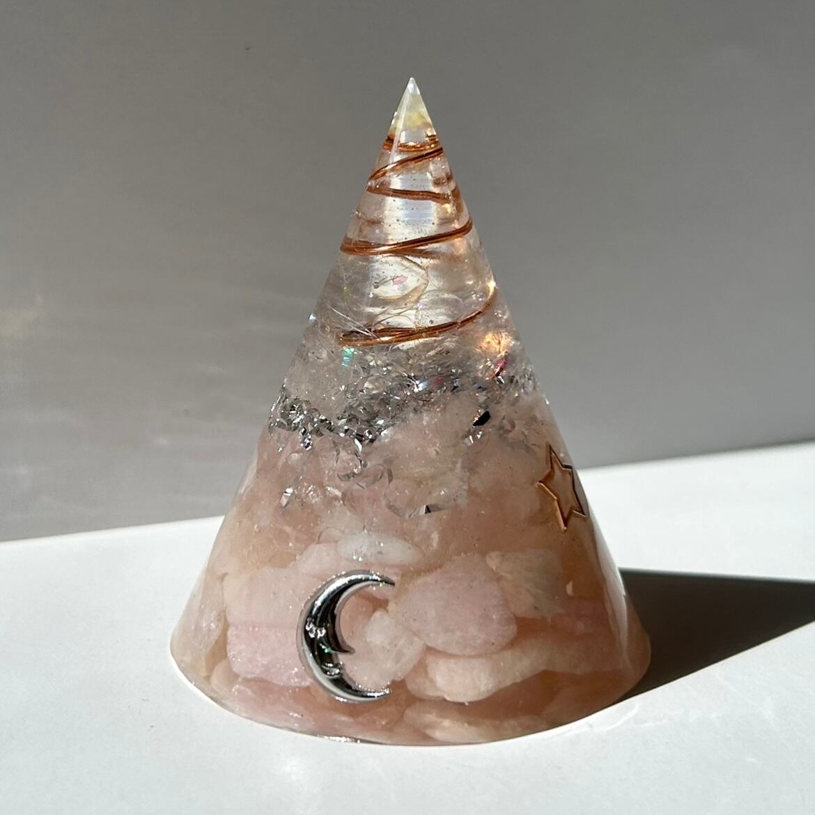 キャンディフローライト 小鳥 天然石 置物 キャンディフローライト