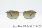 Ray-Ban 偏光サングラス RB3498 029/T5 61サイズ 64サイズ スクエア 偏光レンズ レイバン 正規品