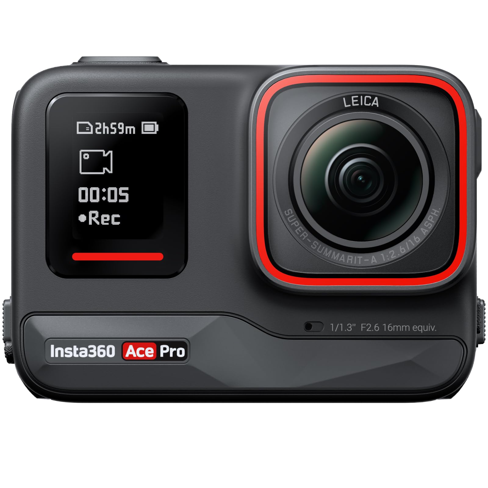 【在庫処分】Insta360 Ace Pro - アクションカメラ 防水 1/1.3インチセンサーと5nmAI チップ搭載 AIノイズリダクション 圧倒的な画質 4K120fps 2.4インチフリップ式スクリーン 高度なAI機能 長時間 水中アクションカメラ 通常版