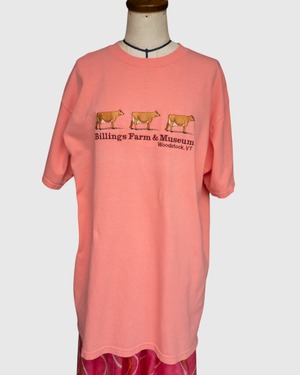 【古着】"Billings Farm & Museum" ジャージー牛3頭　刺繍 Tシャツ