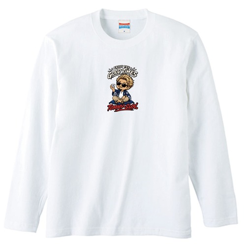 【TOMMY-SUN.】ENJOY THE GOOD TIMES ロングスリーブ Tシャツ