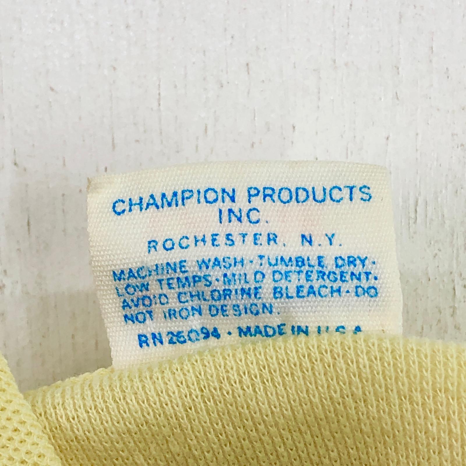 CHAMPION 70年代 USA製 バータグ 後期 襟芯入り NAVY SWIMMING ワン