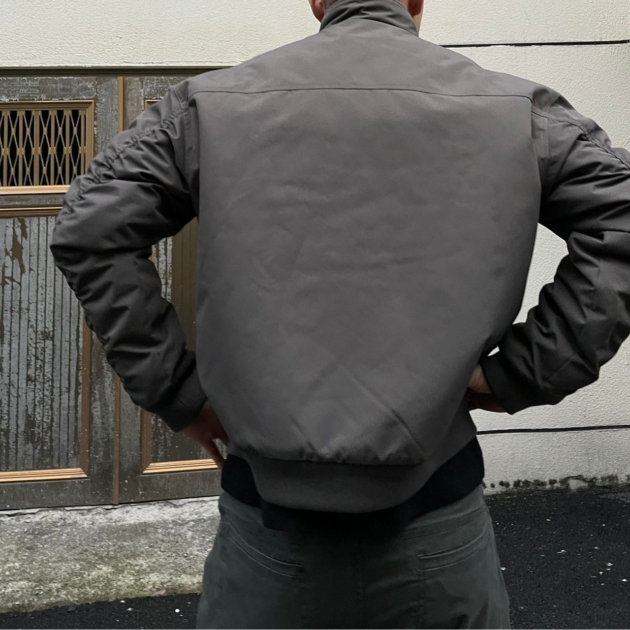 コットンパットフライトブルゾン　1029