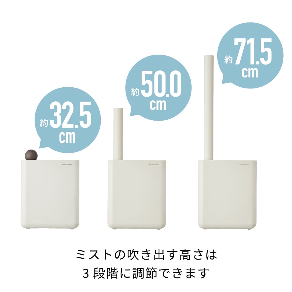 レコルト UV ハイブリッド式加湿器 /グレー RHF-1 (GY レコルト UV ハイブリッド式加湿器 /グレー RHF-1 (GY