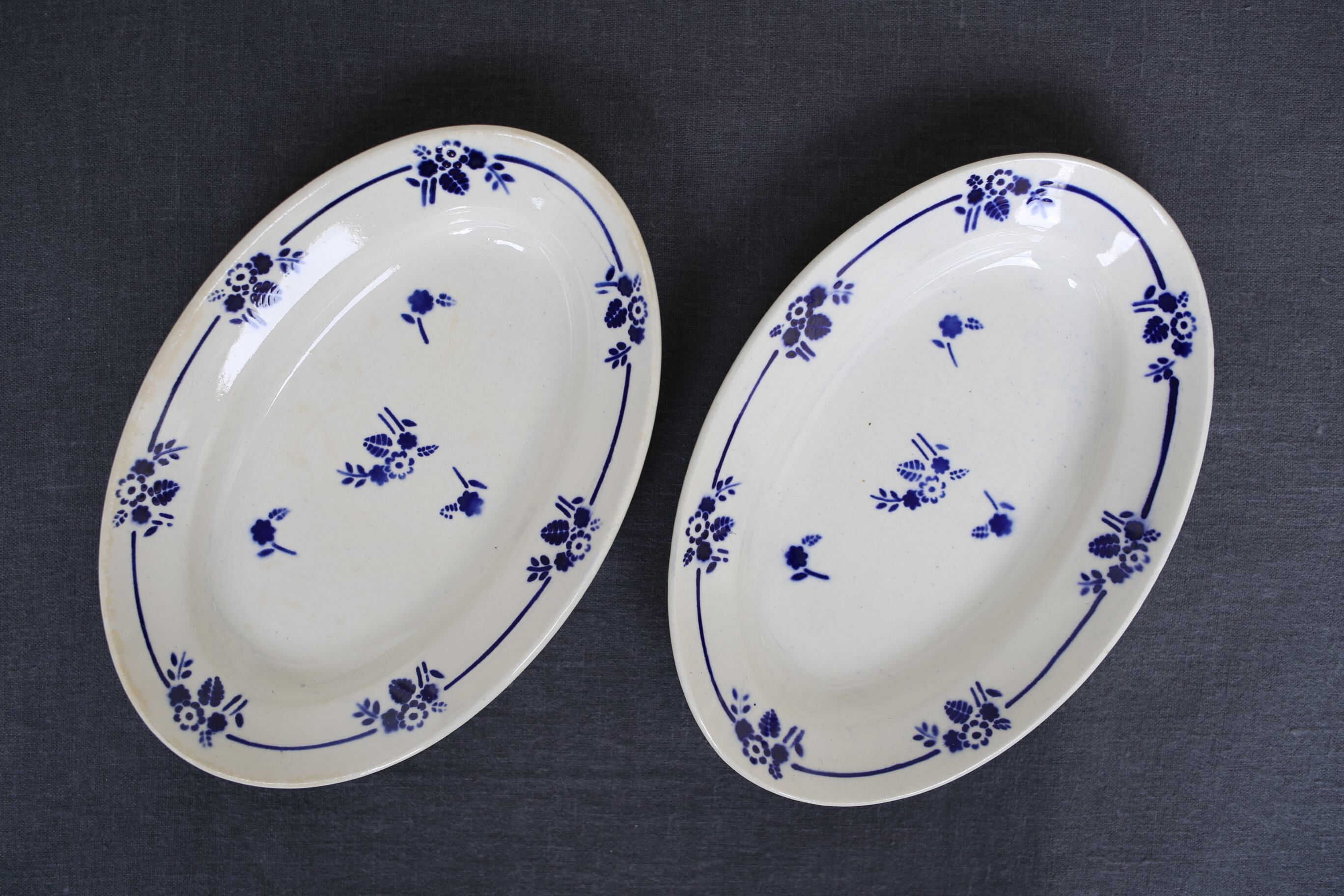 フランス アンティーク ヴィンテージ ST.AMAND サンタマン オーバル皿