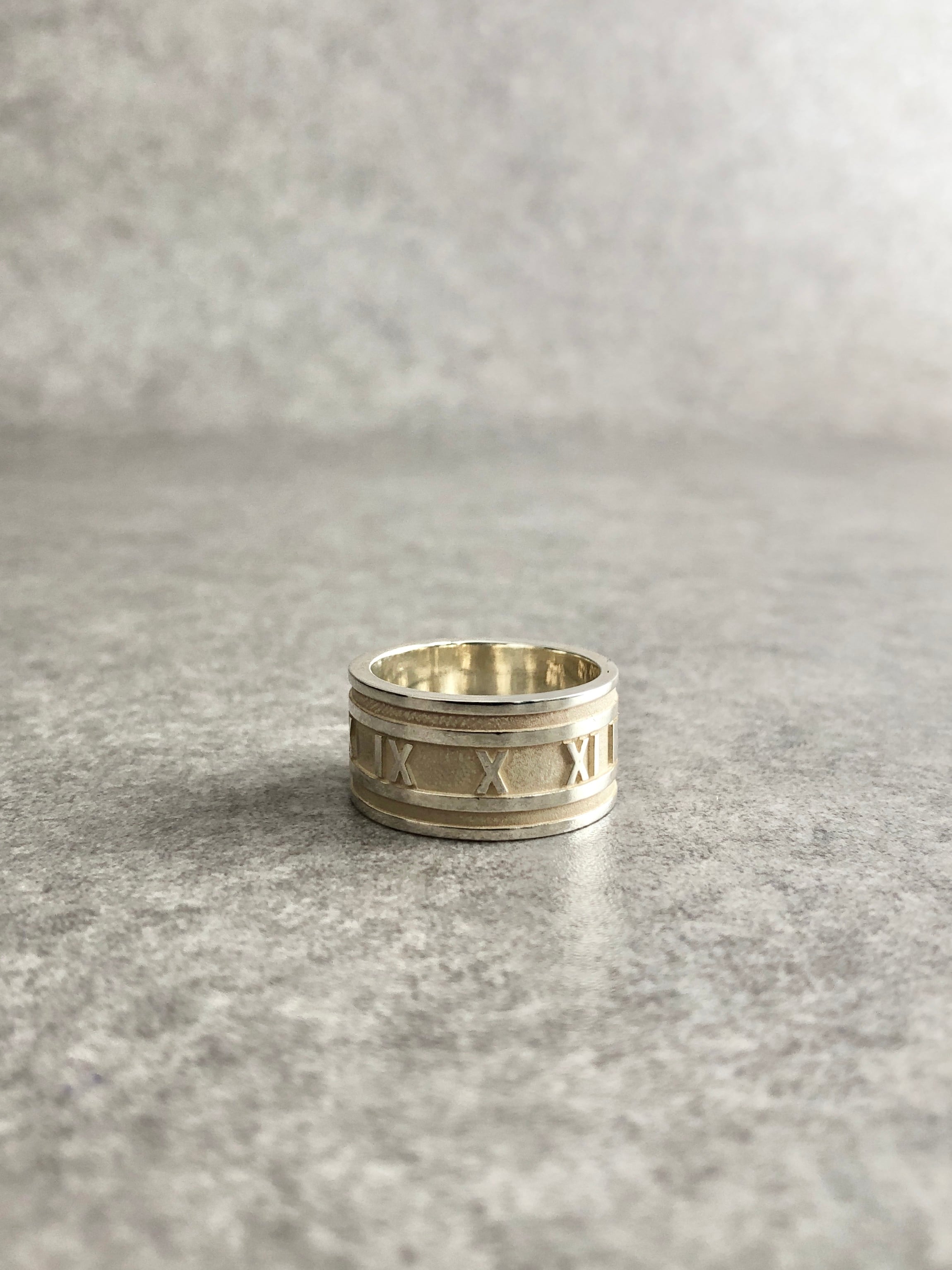 TIFFANY ティファニー アトラス　ヴィンテージ　イタリア製　925 リング Tiffany & Co. ティファニー 指輪 21号 シルバー アトラス 925 リング