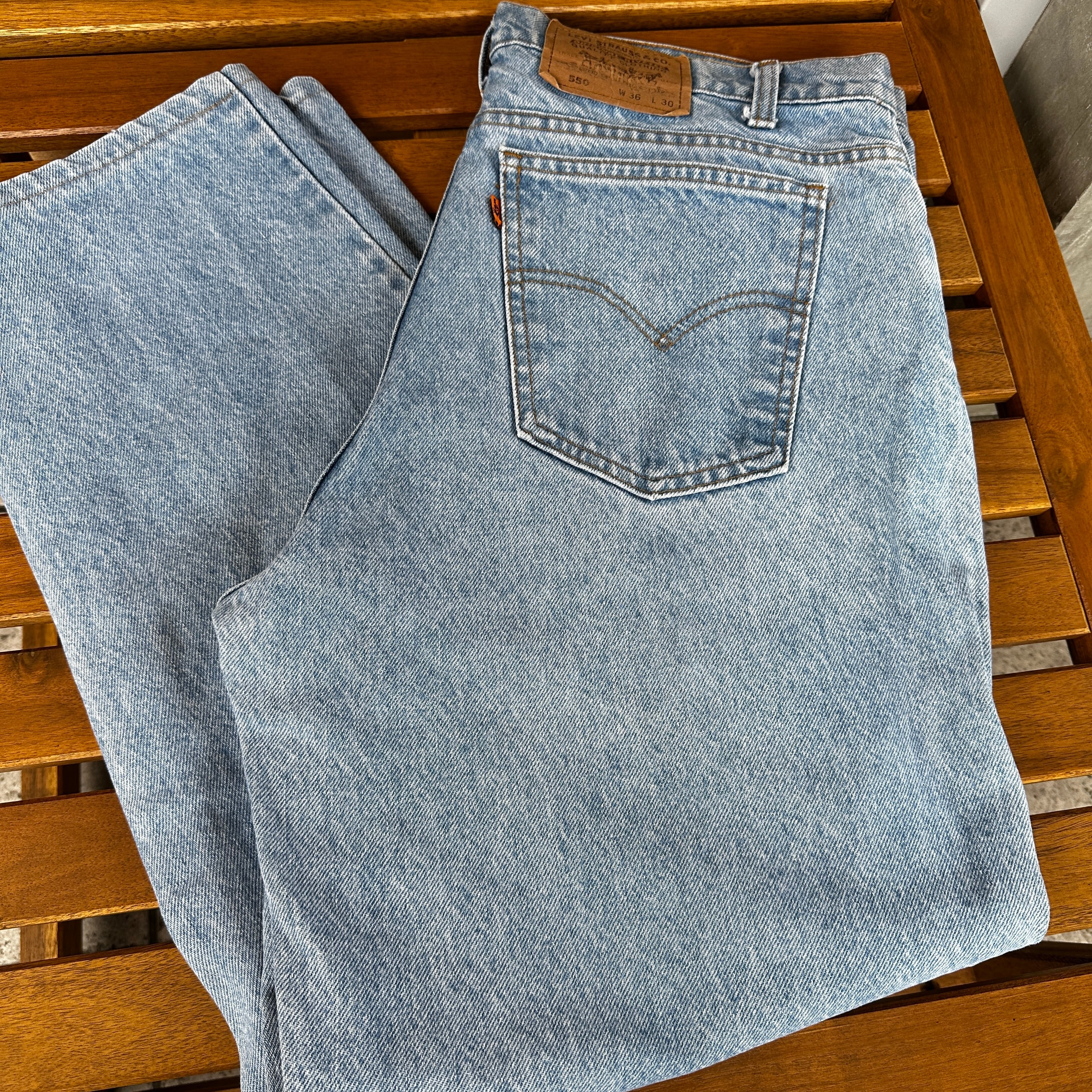 1990s LEVI'S 550 DENIM PANT USA 実寸W36 L28 | safarionline