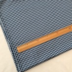 綿100%シンカージャガードニット生地-1ｍ-curl tricot　F8X/5647●